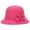 Rose Red, variant on Fairnull Cap Solid Color Comfortable Faux Wool Wide Brim Hat for Tea party