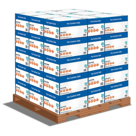 Pen+Gear Copy Paper, 20 lb, White, 8.5" x 11", 1 Pallet, 40 Cases (200,000 Sheets)