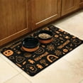 thumbnail image 3 of Happy Halloween Pumpkin Dog Mat for Food and Water Absorbent No-Slip 17x30 Inch Dog Water Mat Evil Pumpkin Ghost Pet Feeding Mat Dog Water Bowl Mat for Messy Drinker, 3 of 7