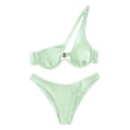 thumbnail image 1 of jovati Maillot de Bain 2 Pcs pour Femmes à Bretelles Croisées, Short Taille Haute, Costume, Deux Pièces Séparées, 1 of 8