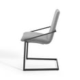 thumbnail image 6 of Side Dining Chair, Fabric, Metal Steel, Black Grey Gray, Modern Contemporary Urban Design, Kitchen Room Cafe Bistro Restaurant Hospitality, 6 of 9