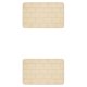 thumbnail image 4 of Naiovety Alfombrilla para bañera de alta resistencia Absorción rápida y fuerte para una fácil limpieza Alfombras de baño de poliéster Caqui 2Conjunto, 4 of 6