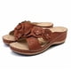 thumbnail image 5 of Sandalias florales informales a la moda para mujer, zapatos de cuña, pantuflas para exteriores Wmkox8yii ytu7965, 5 of 5