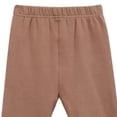thumbnail image 4 of Girls Thin Casual Leggings Heart Patches on Knees Elastic Waist Soft Sports Pants Kids Fashion Daily Wear Stretchy Long Bottom Trousers Coffee 7-8 Years, 4 of 4
