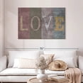 thumbnail image 2 of Elephant Stock Love Wall Sign Wall Art - Horizontal Canvas Wall Art - Living Room Wall Decor - Wall Signs Canvas - Gray And Beige Decor - 45" x 30", 2 of 8