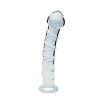 Clarity Seraphic Spiral 6.3" Glass Dildo, Clear