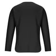 thumbnail image 4 of Nmnitkp Men's Waffle Henley ​​​​​Long Sleeve Shirt Soft and Skin-Friendly Men's Long Sleeve Shirt Casual Basic Button T-Shirt Classic Summer Tops, 4 of 5