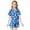 Blue, variant on DGMIOCS Girls Outfits Set Satin Pajama Set for Kids 4th of July Printed Short Sleeve Nightwear Comfortable Sleepwear for Girls Satin Sleep Set Easy Care Soft and Safe Red 8-9 Years