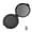 Black, variant on Portable Fingerprint Ink Pad Thumbprint Stamp Pad for Identification Notary Security
