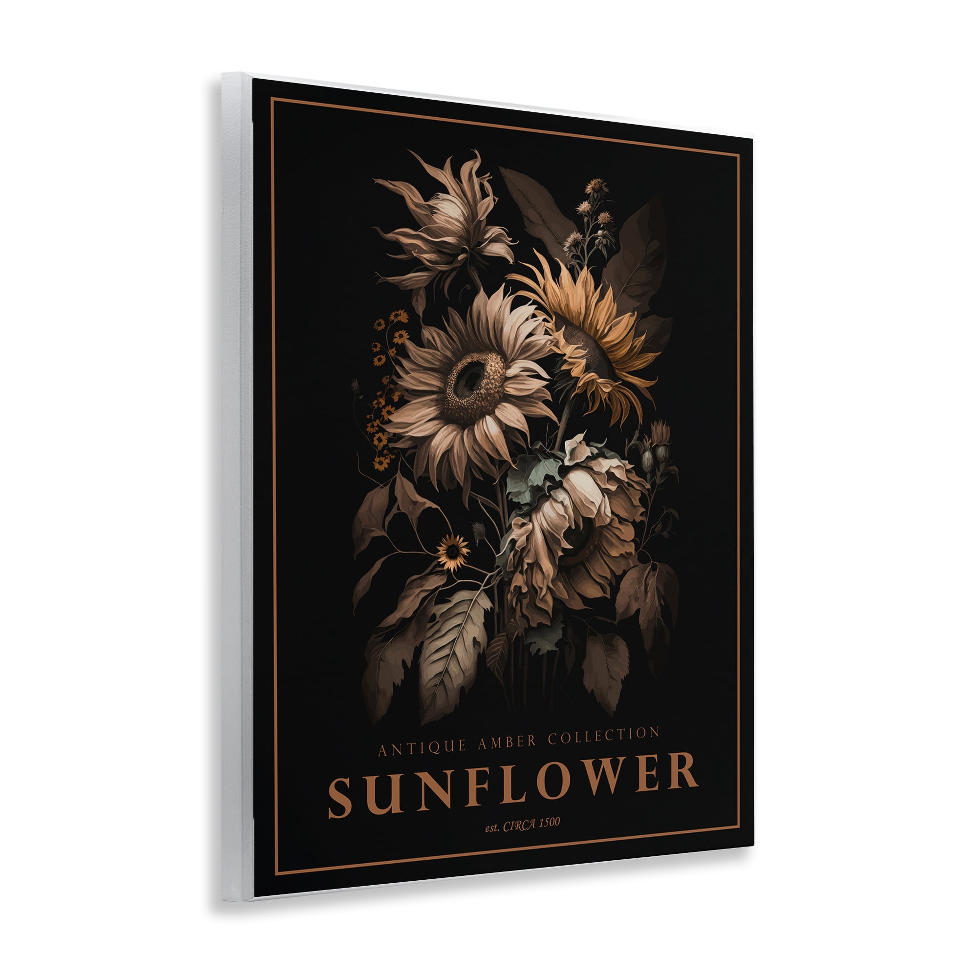 Stupell Industries Antique Sunflower Bushel Wall Plaque Art, design by Christopher Giampietro