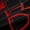 Black Red B, variant on Erosebridal Teens Black Red Geometric Grid Black Out Curtains,P Personalized Initial Curtains Pack of 2 (42x63 Each) For Boys Girls