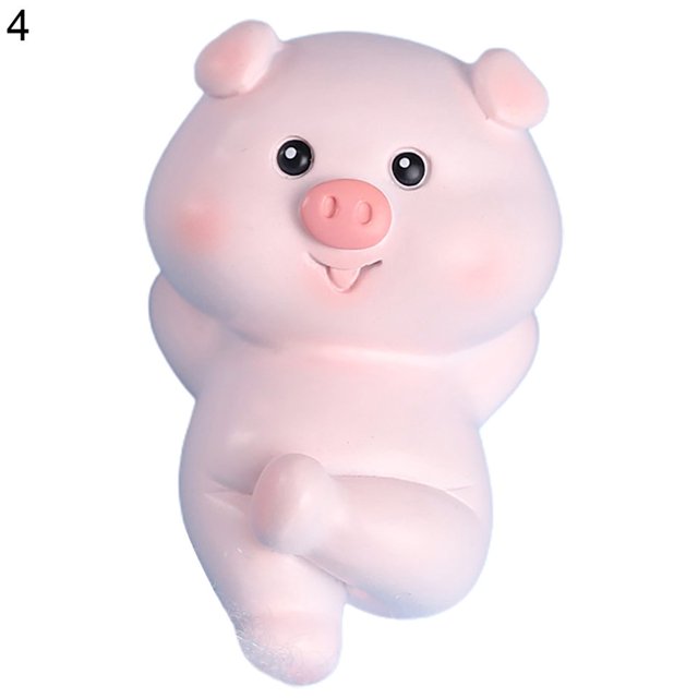 Animated Resin Figurine Cartoon Anti-wear Decorative Small Animal Miniature Desktop Decor
