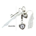 thumbnail image 3 of Retro Alloy Heart Keychain Featuring Working Pocket Watch Elegant Decorative Accessory, 3 of 8