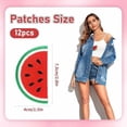 thumbnail image 2 of J.CARP Pieces Watermelon Iron on Patches, Watermelon Embroidered Patch for Clothes, Jacket, Hat, Socks, Jeans, 2 of 6