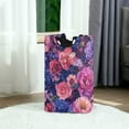 thumbnail image 6 of Yayeee Freestanding Laundry Hamper with Handle Collapsible Large Storage Basket for Clothes, Vibrant Art Flowers, 6 of 7