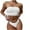 White, variant on Bikini 2025 Woman Solid Colors Two Piece High Waist Bathing Suit Sexy Bandeau Swimsuit Side Tie Tube Top with Bottom Swimwear