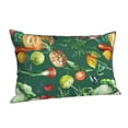 thumbnail image 2 of Disketp Pillow Covers Vegan Pattern Throw Pillow Case Cushion Covers,Cushion For Bedroom,Couch,Home-14"X20", 2 of 8
