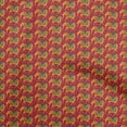 thumbnail image 1 of oneOone Velvet Magenta Fabric Kalamkari Sewing Craft Projects Fabric Prints By Yard 58 Inch Wide, 1 of 5