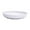 White, variant on Black Straw Round Plastic Tray Black Color Household Vertical Pattern Multipurpose Serving Dish For Spaghetti Fruit Snack Dessert Dinner Size 9.65X9.65X1.57 Inch
