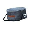 thumbnail image 1 of Caja de almacenamiento de sombreros plegable, cubo organizador de fieltro, plegable, apilable, con , organizador de sombreros de vaquero para armar, 1 of 9