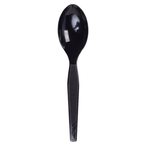 Plastic Cutlery, Heavy Mediumweight Teaspoons, White, 1,000/Carton Plastic Cutlery, Heavy Mediumweight Teaspoons, White, 1,000/Carton
