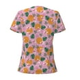 thumbnail image 5 of Wukai Fruit Casual V-Neck Graphic Tees for Women: Lightweight and Breathable Summer Tops with Stylish Design-Small, 5 of 8