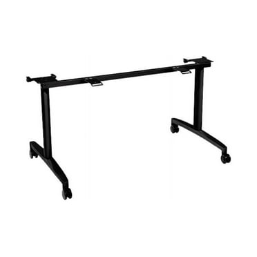 Huddle Flip-Top Base For 30" Deep Table Tops, 51-5/8w X 23-1/2d, Black