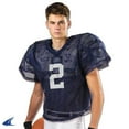 thumbnail image 2 of CHAMPRO Gridiron Porthole Mesh Football Practice Jersey, Youth X-Large, Light Blue, 2 of 2