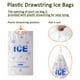 thumbnail image 3 of Bolsas de hielo de plástico Belinlen, paquete de 100 unidades, 2,27 kg, 22,9 x 43,2 cm, con drar, 3 of 4