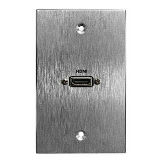 Buy C2G 39705, Wall Plate, Single Gang, HDMI, VGA, 3.5mm - Prime Buy