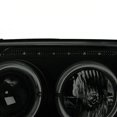 thumbnail image 7 of Spec-D Tuning Glossy Black R8 Style Projector Headlights w/ Fog Lamps Compatible with 1999-2005 VW Jetta/ Bora Mk4, Left + Right Pair Headlamps Assembly, 7 of 7