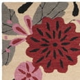 thumbnail image 3 of SAFAVIEH Martha Stewart Picture Block Floral Wool Area Rug, Ivory, 3' x 5', 3 of 4