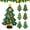 E, variant on Dserhfy DIY Felt Christmas Tree with Detachable Ornaments Interactive Holiday Activity for to Develop Motor Skills Wall Hanging Decor for Bedroom Classroom