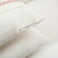 thumbnail image 3 of Fancy Homi Set of 2 Boho Pink Decorative Throw Pillow Cover 16x16 inch for Couch Bed Sofa, Aesthetic Modern Organic Farmhouse Home Decor, Soft Cotton Cute Accent Macrame Woven Cushion Case, 3 of 6