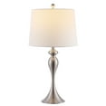 thumbnail image 3 of SAFAVIEH Bayan 28 in. Solid Iron Table Lamp, Nickel, 3 of 4