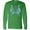 Kelly Green, variant on Inktastic Ovarian Cancer Awareness with Butterfly Ribbon Words Long Sleeve T-Shirt