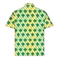 thumbnail image 5 of biudgviw Saint Patricks Day T Shirts for Men Short Sleeve Print Golf Shirts Lightweight Fitted Button Lapel Graphic Tees Big and Tall, 5 of 7