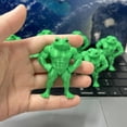 thumbnail image 3 of tasrioml 1/2/3/4/5Pcs 3D Printed Muscle Frog Statue PLA Green Frog Figurine Home Office Desktop Decoration Ornament Fitness Enthusiasts Gift, 3 of 8