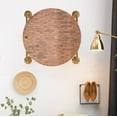 thumbnail image 2 of Que New Collection Round Frameless Rail Mounted Mirror, 2 of 2