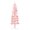 Pink, variant on vidaXL Christmas Tree Decoration Slim Artificial Half Xmas Tree with Stand