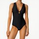 thumbnail image 1 of WILLBEST Trajes de Baño Natacion Mujer Traje de Baño Con Volantes y Cuello En V Con Cordones Para Mujer, 1 of 8