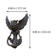 thumbnail image 4 of 1pc American Style Iron Knocker Vintage Owl Crafts Door Knocking Handle, 4 of 8