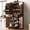 Brown 4 Doors 2 Drawers + MDF, variant on 71" Tall Brown Farmhouse Kitchen Pantry Cabinet with 3 Pull-Out Organizers & 2 Drawers, Freestanding Storage Cupboard