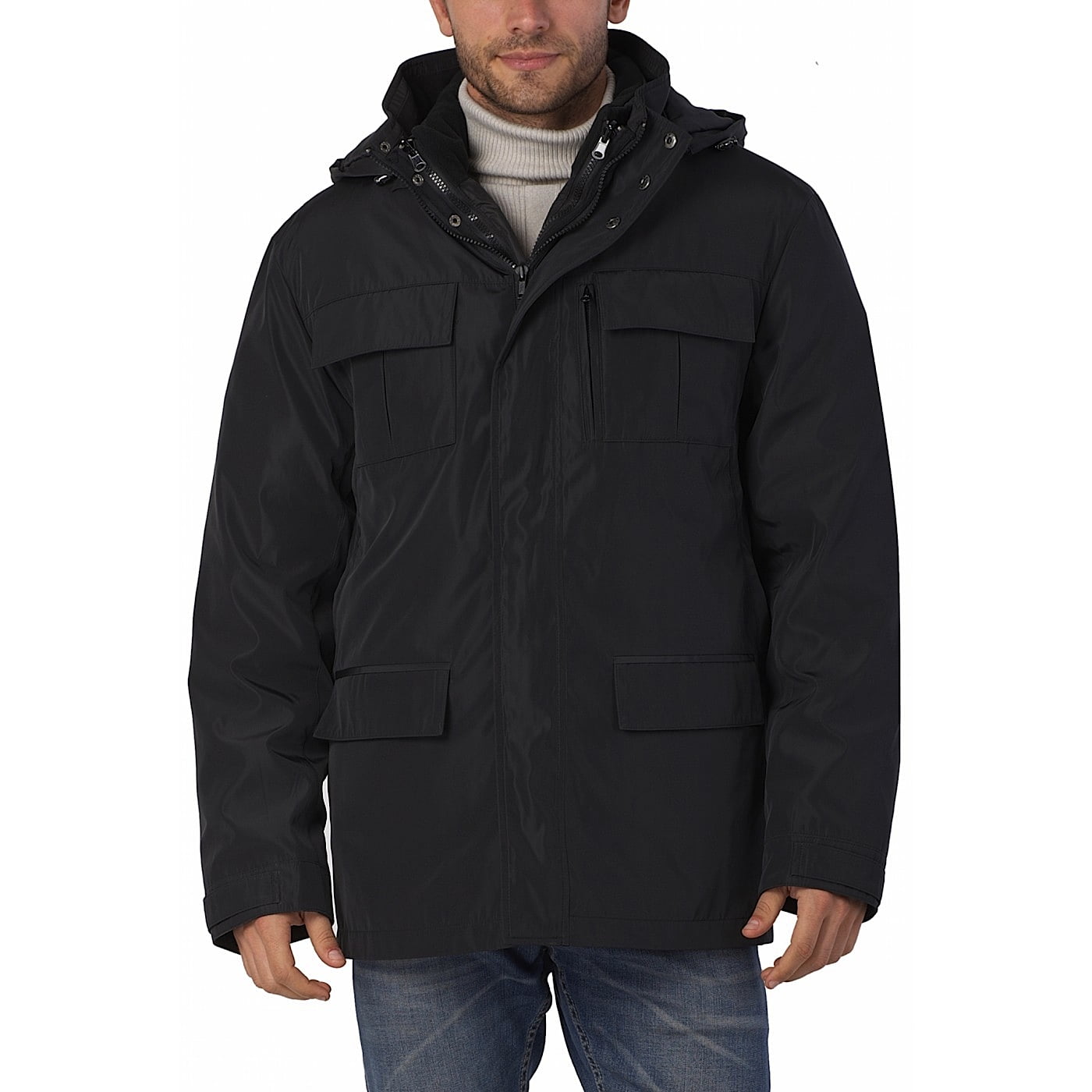 bgsd men's tommy hooded waterproof down parka coat