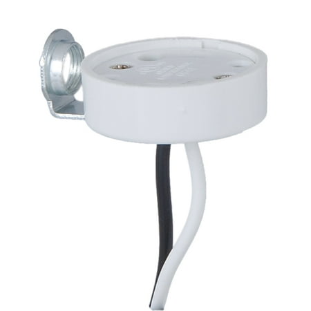 

B&P Lamp® CFL Self Ballast GU-24 socket with side mount 1/8IP hickey and 24 wire leads