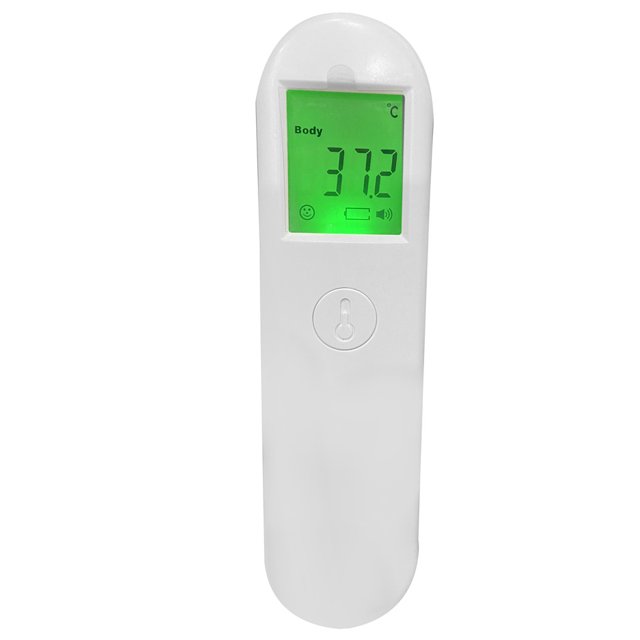 Bewildely Termómetro digital infrarrojo para la frente Bebé adulto Medidor de temperatura corporal sin contacto Pantalla retroiluminada Termómetros Bewildely HA002162-00B