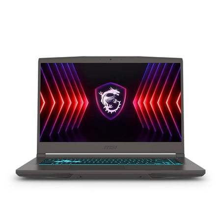 msi Thin Gaming Laptop, 15.6" FHD 144Hz, Intel i5-13420H, RTX 3050, 16GB RAM, 512GB NVMe SSD, Windows 11 Home