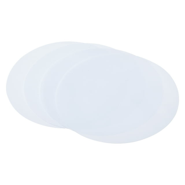 Unique Bargains PVC Patch Pad Repair 58mm for Inflatable Float, Swimming Ring, Pool White 4 Pack