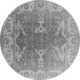 thumbnail image 1 of Ahgly Company Indoor Round Oriental Gray Industrial Area Rugs, 8' Round, 1 of 4