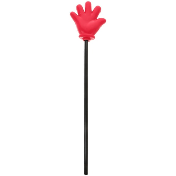 FENGGUIQU Red Plastic Hand Pointer Stick for Presentations and Games, 1 Pack, and Lightweight Tool for Staff